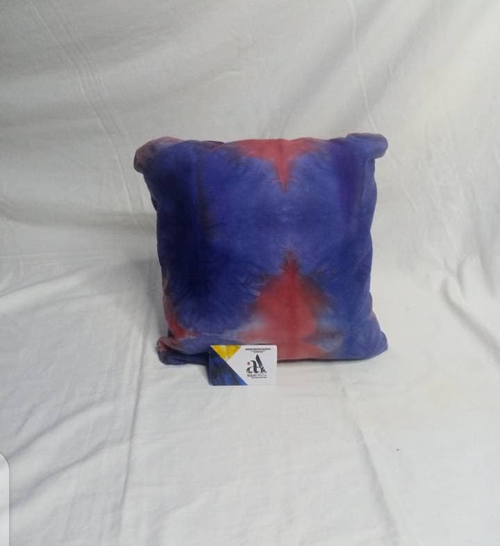 Adire throw pillows thumbnail 2