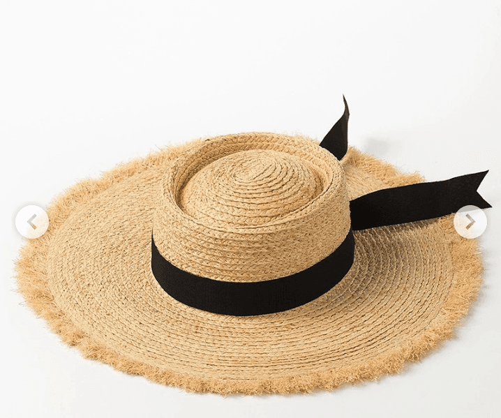 Wendysrack Frayed Brimmed hat - Image 1