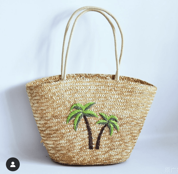 Wendysrack Straw Woven Beach Bag - Image 1