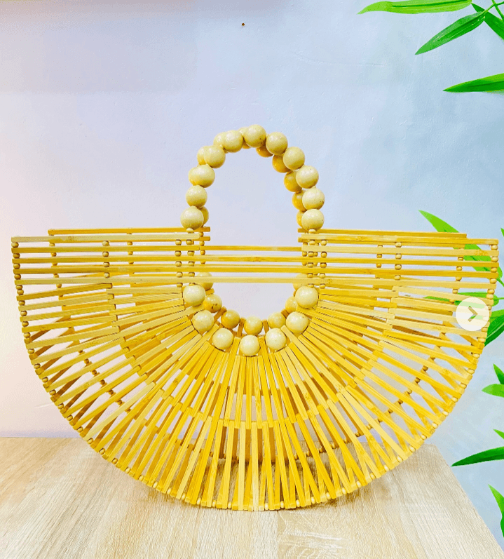 Wendysrack Handcrafted Bamboo bag - Image 1