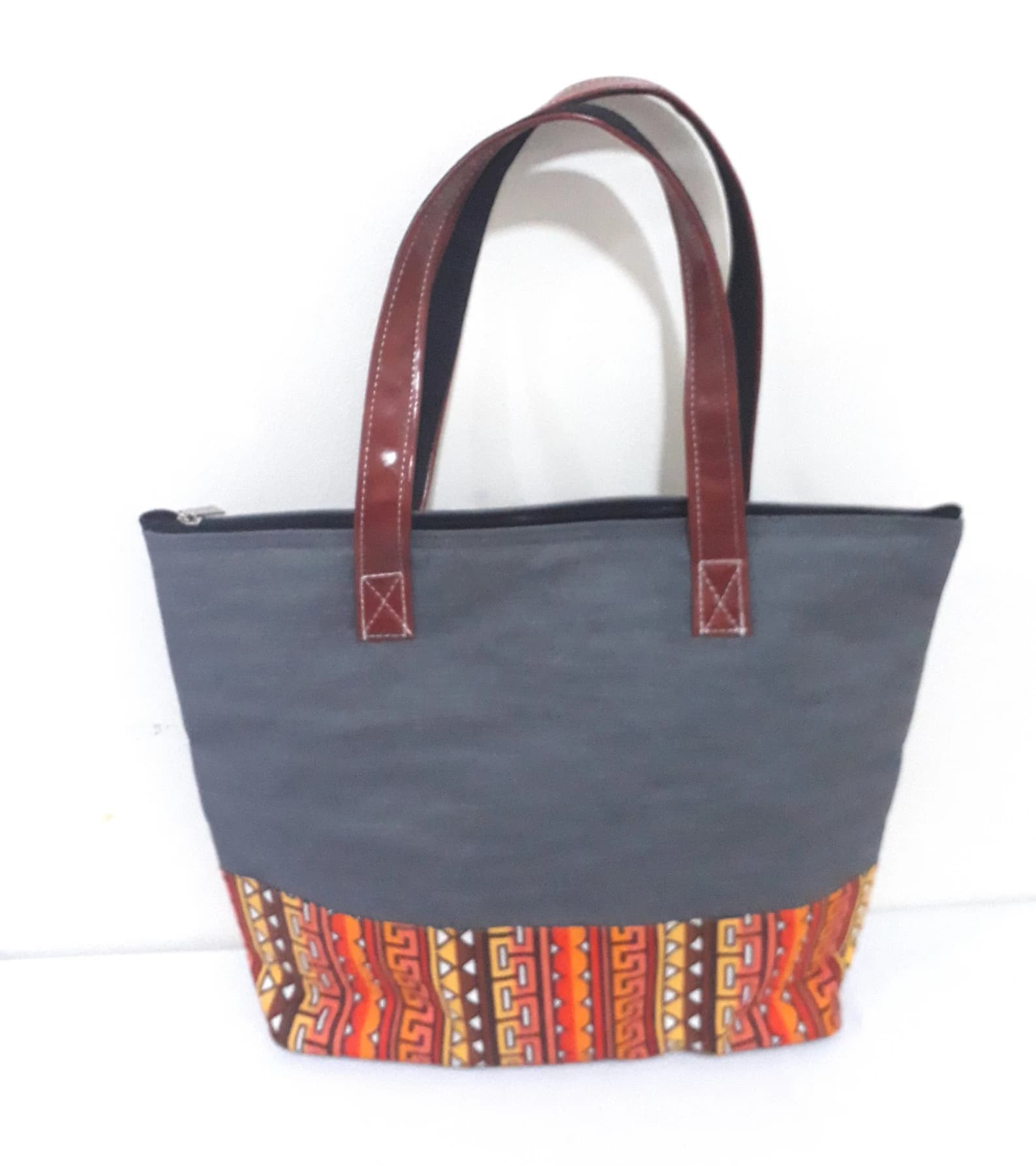 Chuga The Jeans and Ankara Tote - Image 1