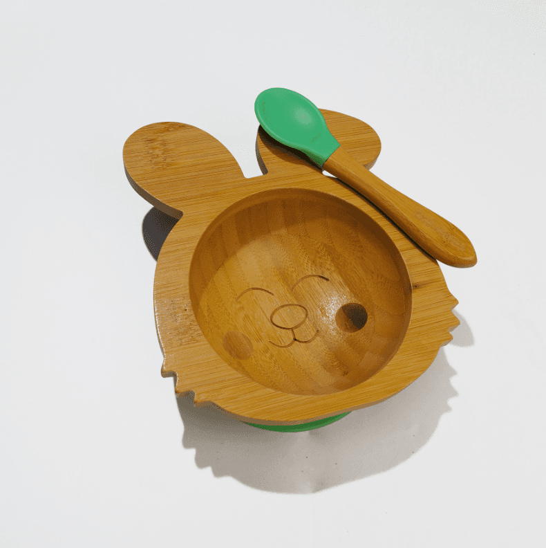 BambooCraft Baby Suction Bamboo Bowl Set - Image 1