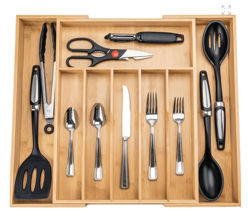 BambooCraft Bamboo Utensil Organizer - Image 1